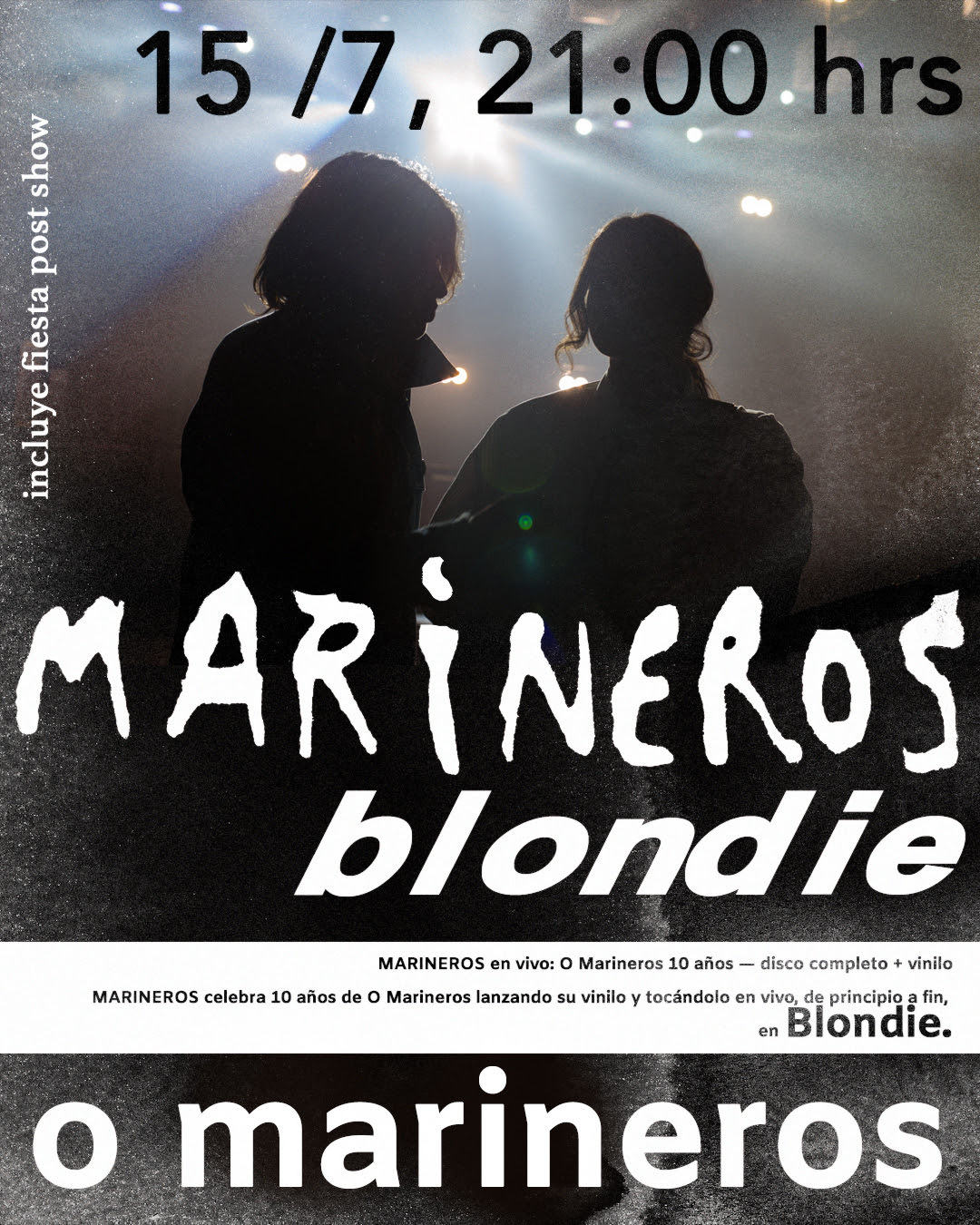 Marineros festejará en vivo la primera década de ''O Marineros''